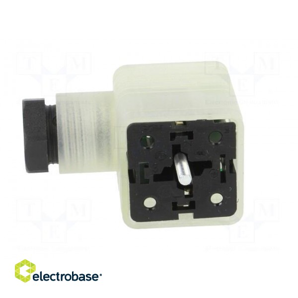 Connector: valve connector | plug | form A | 18mm | female | PIN: 3 | M16 фото 3