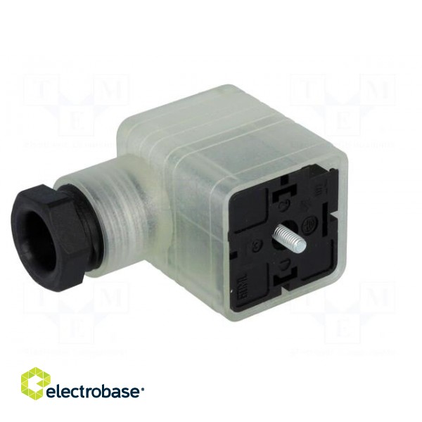 Connector: valve connector | plug | form A | 18mm | female | PIN: 3 | M16 image 3
