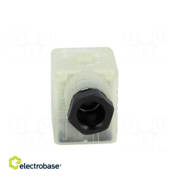 Connector: valve connector | plug | form A | 18mm | female | PIN: 3 | 8A image 9