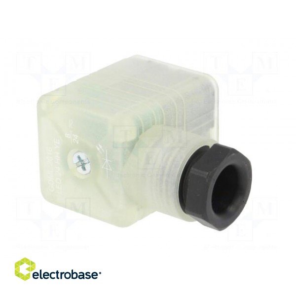 Connector: valve connector | plug | form A | 18mm | female | PIN: 3 | M16 фото 8