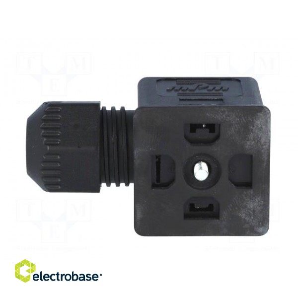 Connector: valve connector | plug | form A | 18mm | female | PIN: 3 | mPm фото 3