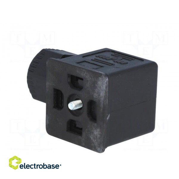Connector: valve connector | plug | form A | 18mm | female | PIN: 3 | mPm фото 4