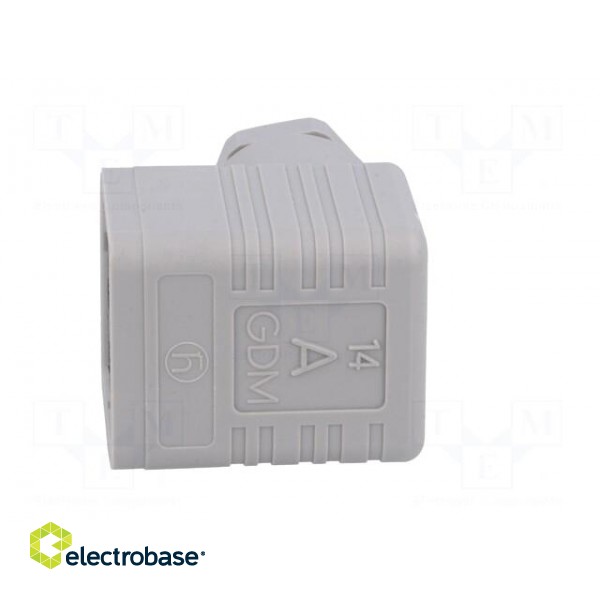 Connector: valve connector | plug | form A | 18mm | female | PIN: 3 | 16A image 5