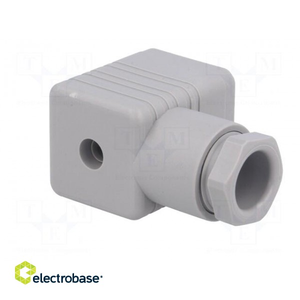 Connector: valve connector | plug | form A | 18mm | female | PIN: 3 | 16A image 8