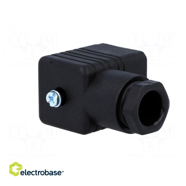 Connector: valve connector | plug | form A | 18mm | female | PIN: 3 | 16A image 4