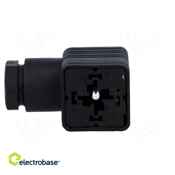 Connector: valve connector | plug | form A | 18mm | female | PIN: 3 | 16A image 7