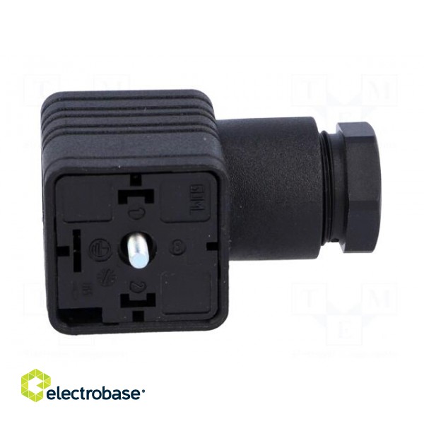 Connector: valve connector | plug | form A | 18mm | female | PIN: 3 | PG11 paveikslėlis 9