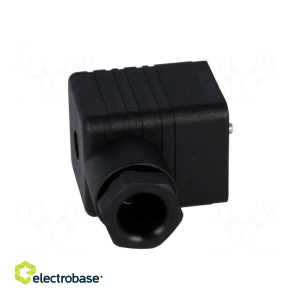 Connector: valve connector | plug | form A | 18mm | female | PIN: 3 | 16A фото 9