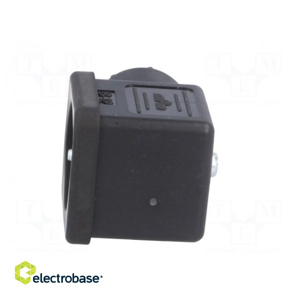 Connector: valve connector | plug | form A | 18mm | female | PIN: 4 | 3+PE image 5