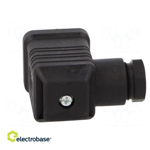 Connector: valve connector | plug | form A | 18mm | female | PIN: 4 | 400V фото 7