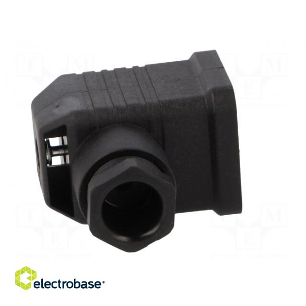 Connector: valve connector | plug | form A | 18mm | female | PIN: 4 | 400V фото 9