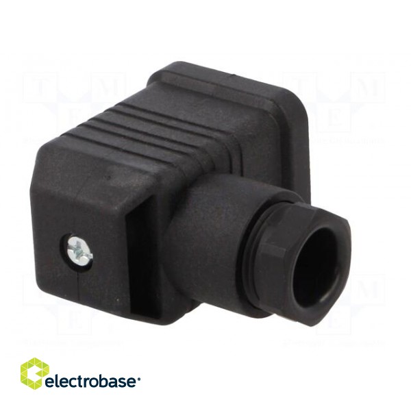 Connector: valve connector | plug | form A | 18mm | female | PIN: 4 | 400V фото 8