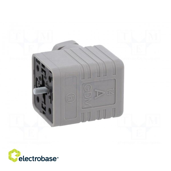 Connector: valve connector | plug | form A | 18mm | female | PIN: 4 | M16 фото 5