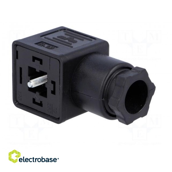 Connector: valve connector | plug | form A | 18mm | female | PIN: 4 | mPm image 2