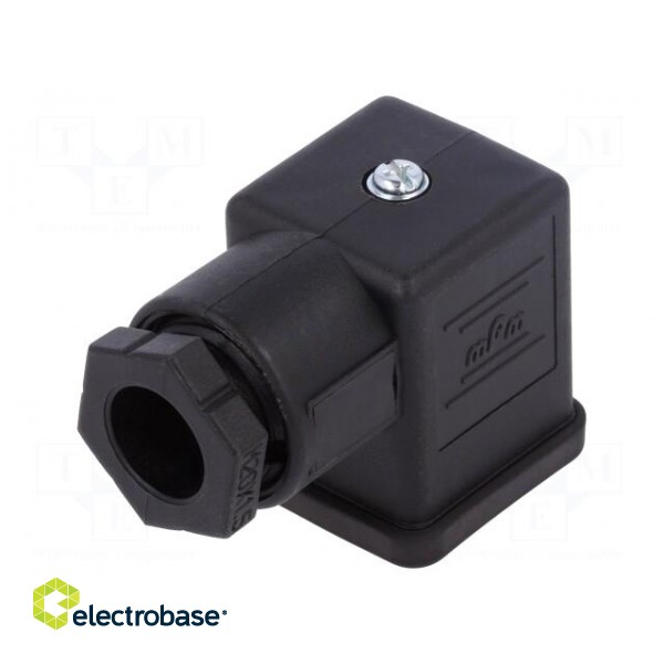 Connector: valve connector | plug | form A | 18mm | female | PIN: 4 | mPm image 1