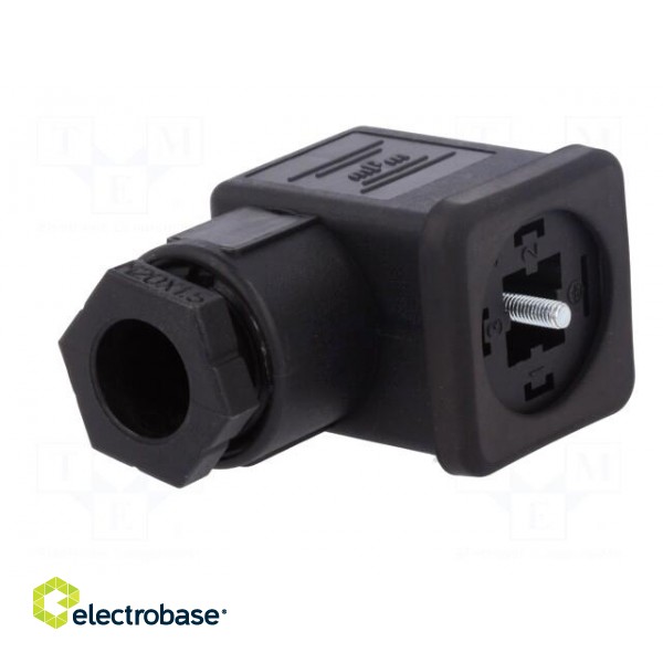 Connector: valve connector | plug | form A | 18mm | female | PIN: 4 | mPm image 2