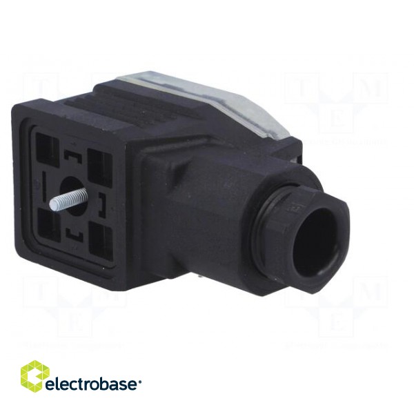 Connector: valve connector | plug | form A | 18mm | female | PIN: 4 | PG11 фото 4