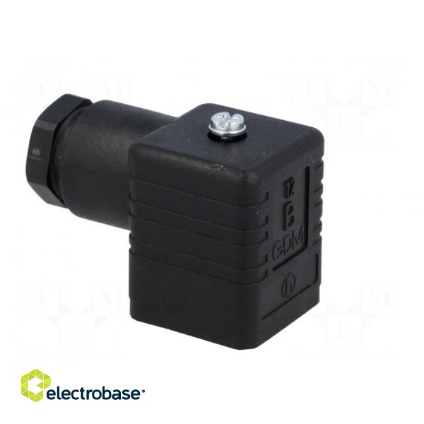 Connector: valve connector | plug | form A | 18mm | female | PIN: 4 | 16A image 4
