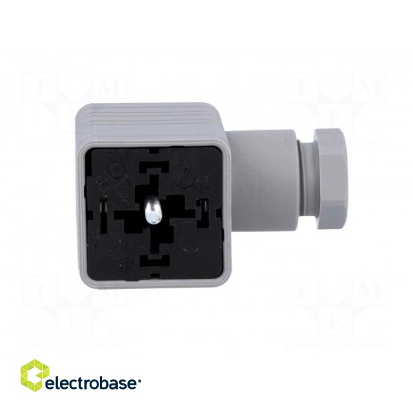Connector: valve connector | plug | form A | 18mm | female | PIN: 4 | 16A image 7