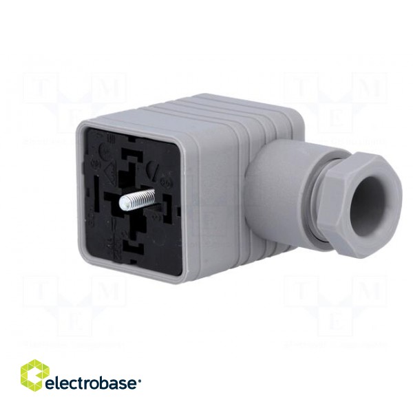 Connector: valve connector | plug | form A | 18mm | female | PIN: 4 | PG9 image 8