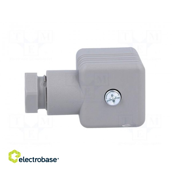 Connector: valve connector | plug | form A | 18mm | female | PIN: 4 | 16A image 3