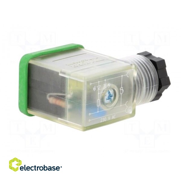 Connector: valve connector | plug | form B | 10mm | female | PIN: 3 | 230V image 6