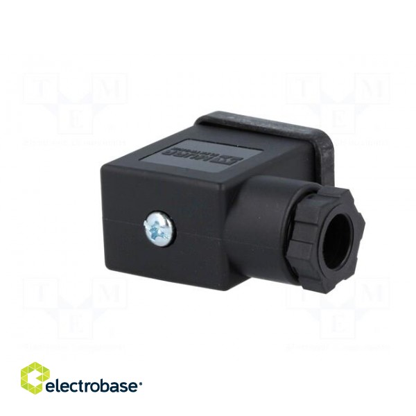 Connector: valve connector | plug | form B | 10mm | female | PIN: 3 | 230V фото 8