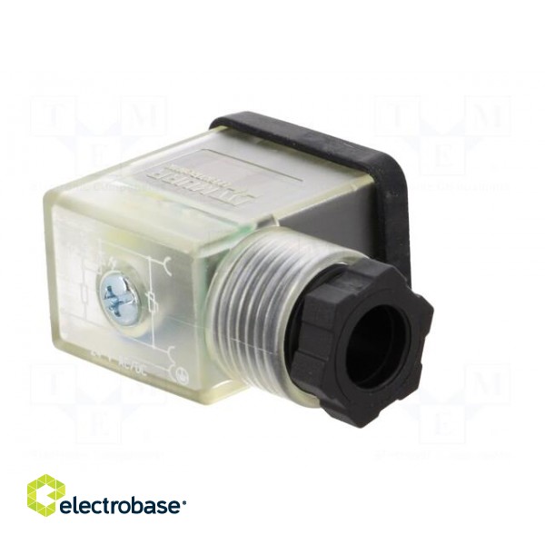 Connector: valve connector | plug | form B | 10mm | female | PIN: 3 | 24V фото 8