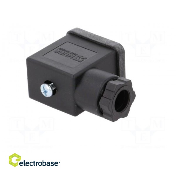 Connector: valve connector | plug | form B | 11mm | female | PIN: 3 | 230V фото 8