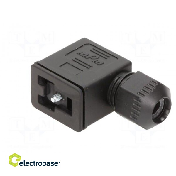 Connector: valve connector | plug | form B | 11mm | female | PIN: 3 | mPm image 2