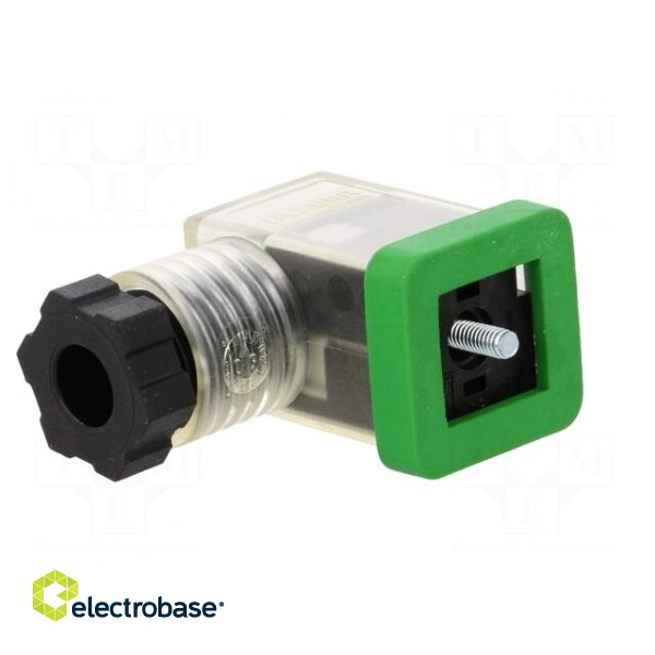 Connector: valve connector | plug | form C | 8mm | female | PIN: 3 | 4÷6mm image 2
