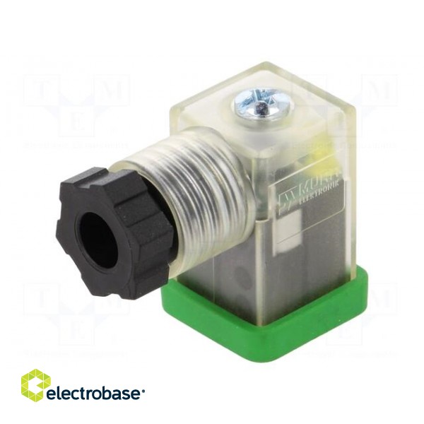 Connector: valve connector | plug | form C | 8mm | female | PIN: 3 | 4÷6mm image 1