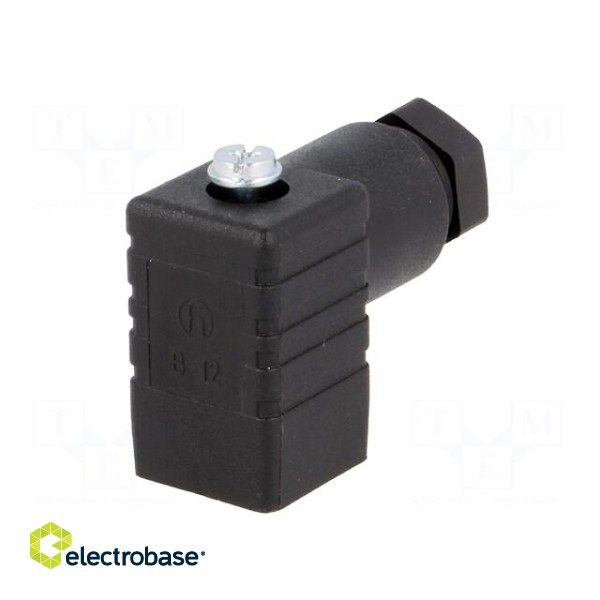 Connector: valve connector | plug | form C | 8mm | female | PIN: 3 | 6A image 6