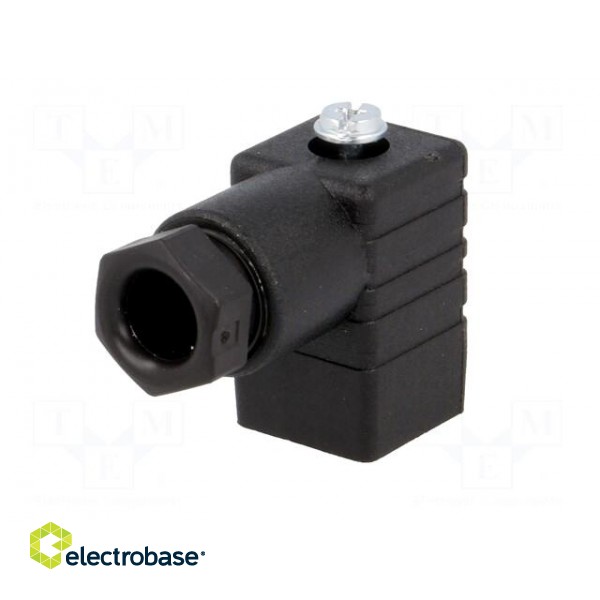 Connector: valve connector | plug | form C | 8mm | female | PIN: 3 | 6A image 2