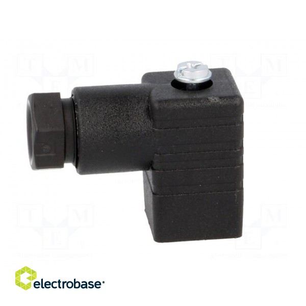 Connector: valve connector | plug | form C | 8mm | female | PIN: 3 | 6A image 3