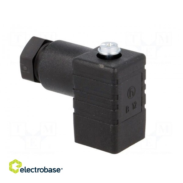 Connector: valve connector | plug | form C | 8mm | female | PIN: 3 | 6A image 4