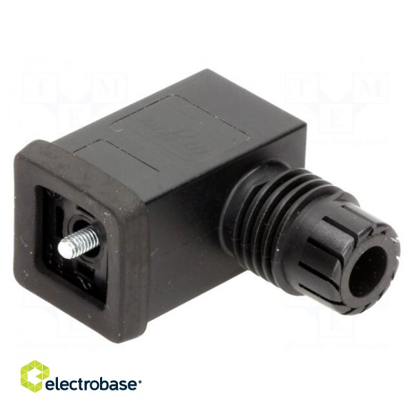 Connector: valve connector | plug | form C | 8mm | female | PIN: 3 | mPm image 1
