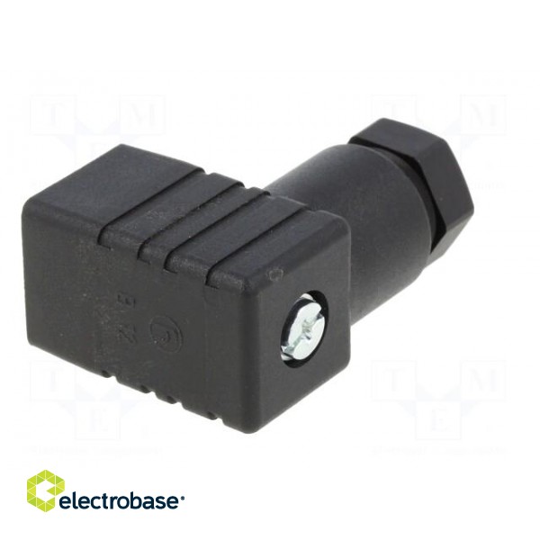 Connector: valve connector | plug | form C | 8mm | female | PIN: 4 | 6A image 6