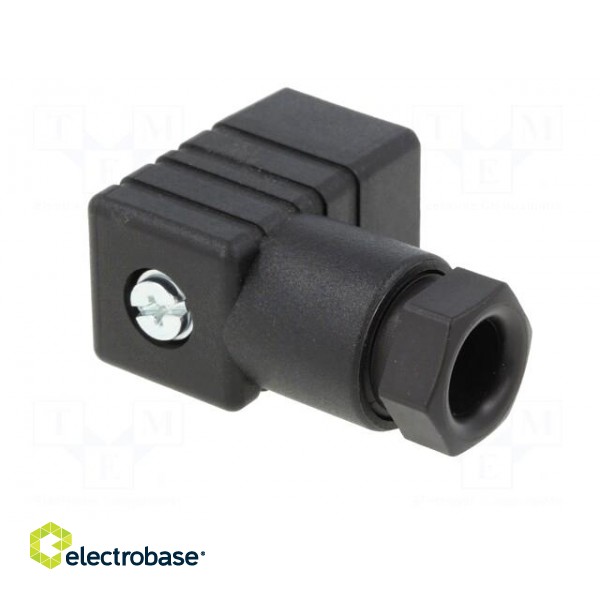 Connector: valve connector | plug | form C | 8mm | female | PIN: 4 | 6A image 8
