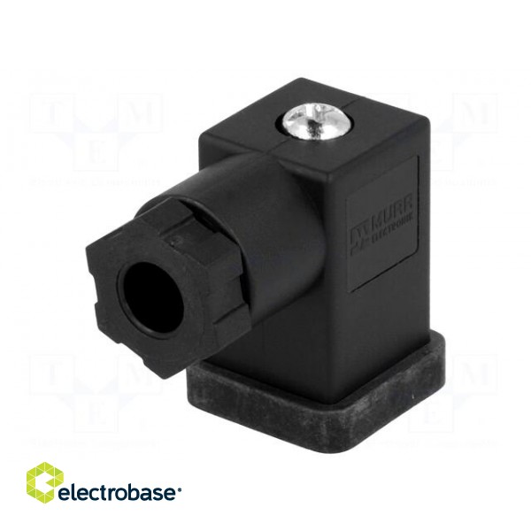Connector: valve connector | plug | form C | 9.4mm | female | PIN: 3 image 1