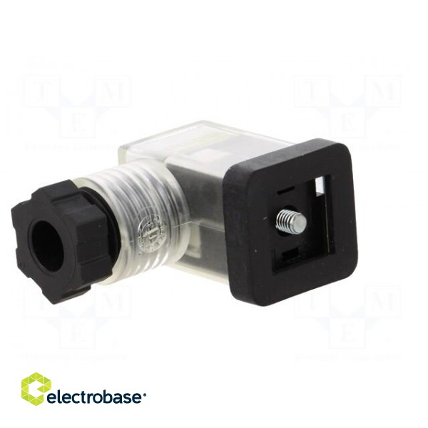 Connector: valve connector | plug | form C | 9.4mm | female | PIN: 3 фото 2