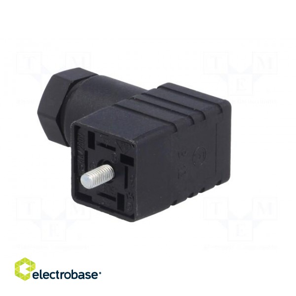 Connector: valve connector | plug | form C | 9.4mm | female | PIN: 4 image 4
