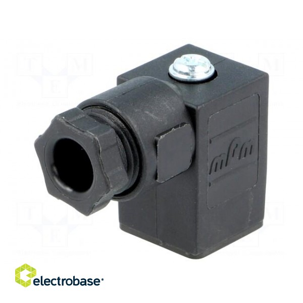 Connector: valve connector | plug | form C | 9.4mm | female | PIN: 4 фото 1