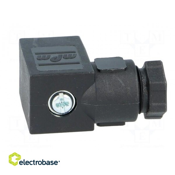 Connector: valve connector | plug | form C | 9.4mm | female | PIN: 4 image 7
