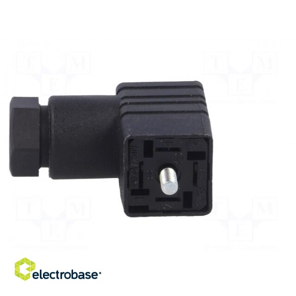 Connector: valve connector | plug | form C | 9.4mm | female | PIN: 4 image 3