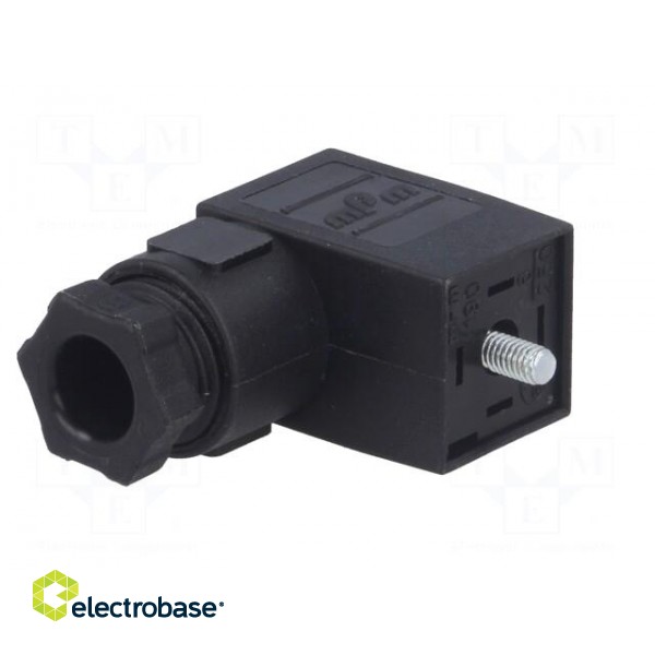 Connector: valve connector | plug | form C | 9.4mm | female | PIN: 4 фото 2