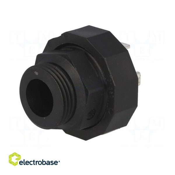 Connector: valve connector | socket | form A | 18mm | male | PIN: 3 | 16A image 6