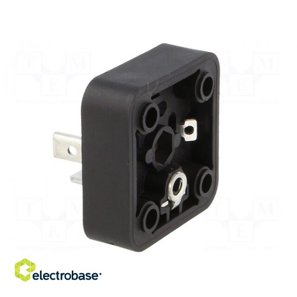 Connector: valve connector | socket | form A | 18mm | male | PIN: 3 | 16A image 4