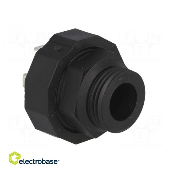 Connector: valve connector | socket | form A | 18mm | male | PIN: 3 | 16A image 4