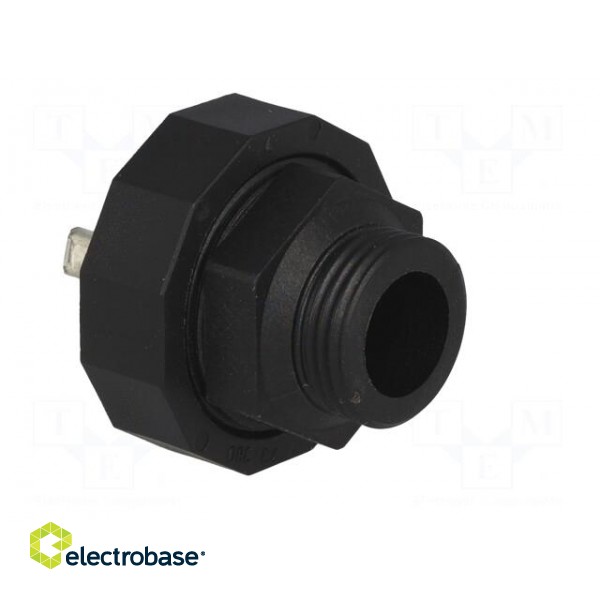 Connector: valve connector | socket | form A | 18mm | male | PIN: 3 | 16A image 4